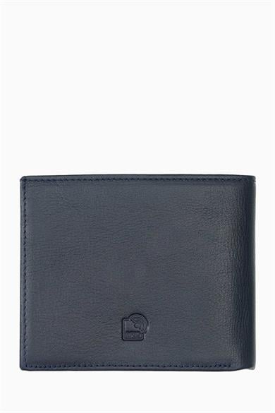 Hakiki Deri RFID Korumalı Erkek Cüzdan 1301 - Lacivert