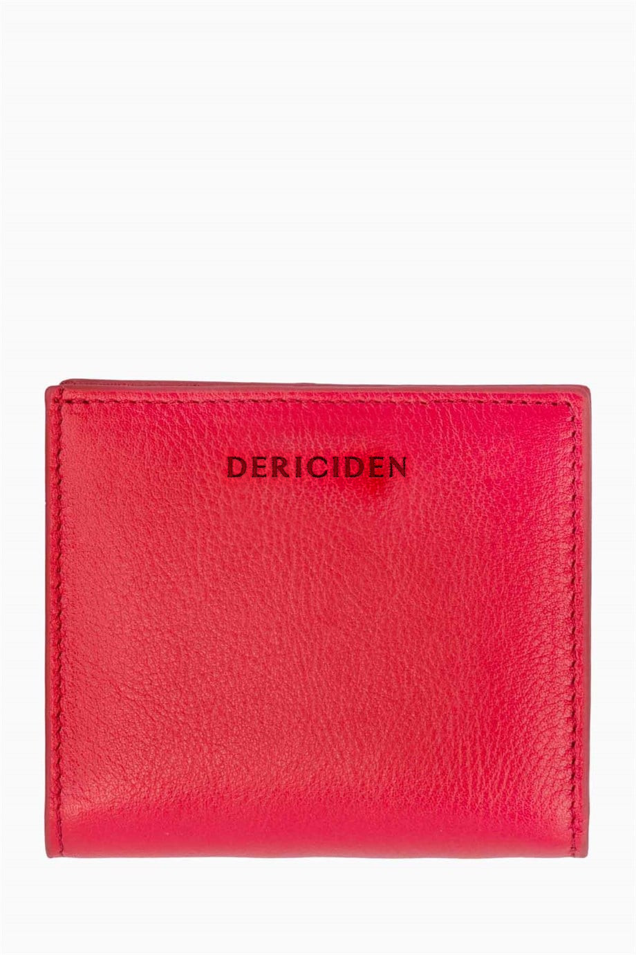 Hakiki Deri RFID Korumalı Kadın Mini Cüzdan 906 - Kırmızı
