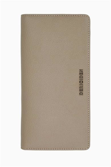 Hakiki Deri RFID Korumalı Telefonlu El Portföyü 804 - Vizon