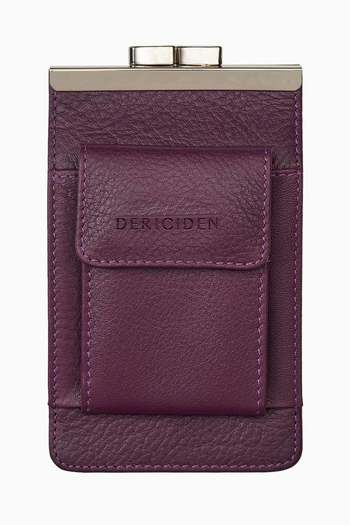 Hakiki Deri Sigaralık 702 - Mürdüm