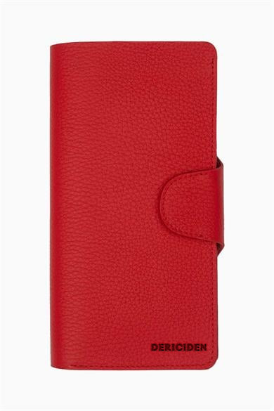 Hakiki Deri Unisex El Portföyü 805 - Kırmızı