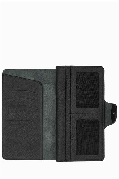 Hakiki Deri Unisex El Portföyü 805 - Siyah