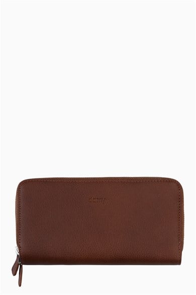 Hakiki Deri Unisex El Portföyü 8265MG - Taba — görsel 5