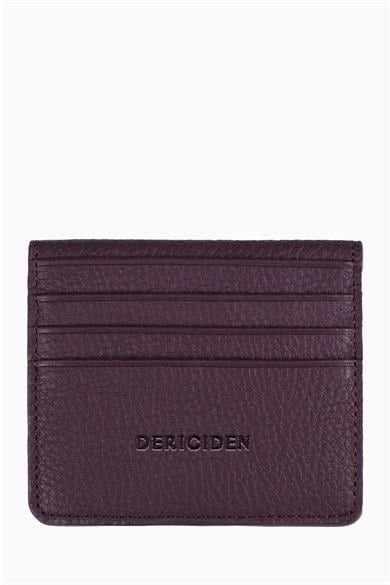 Hakiki Deri Unisex Kartlık 512MG - Mürdüm