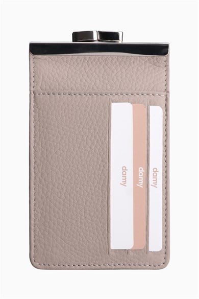 Hakiki Deri Unisex Kartlıklı Sigaralık 701 - Vizon — görsel 5