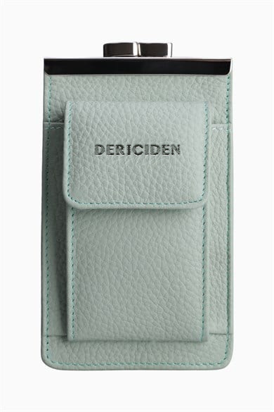 Hakiki Deri Unisex Kartlıklı Sigaralık 701 - Yeşil
