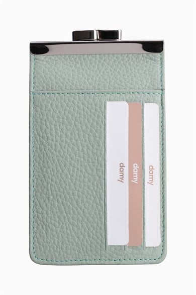Hakiki Deri Unisex Kartlıklı Sigaralık 701 - Yeşil — görsel 5